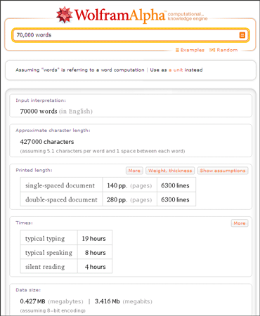 10 coole toepassingen van Wolfram Alpha als je leest en schrijft in de Engelse taal Wolfram Alpha03