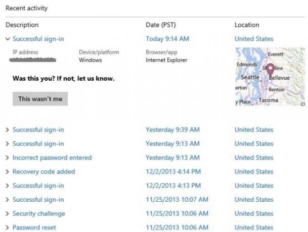 Microsoft-online-accounts-beveiliging-recente-activiteit
