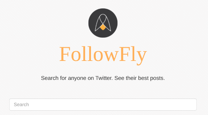 FollowFly vindt tweets van Twitter-gebruikers met de meeste retweets of de meeste likes in het afgelopen jaar