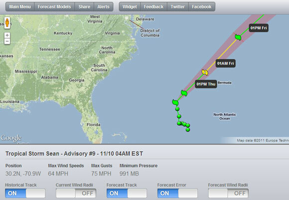 8 Top Hurricane Tracking Websites op het web orkaan tracking03