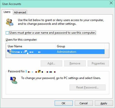 Windows 10-gebruikersaccounts