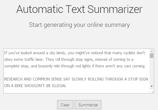 auto-summarizer