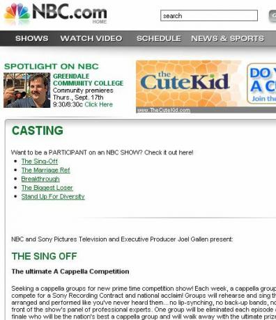 reality tv-casting