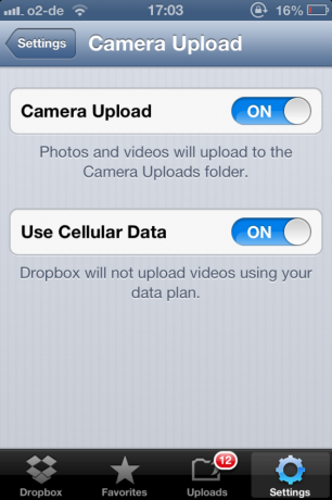 Dropbox - Een van de onmisbare apps als je een iPhone dropbox-instellingen bezit 2