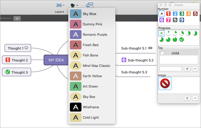 Mydea Lite Mac Mind Map