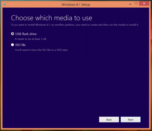 7 kies Windows 8 installatiemedia