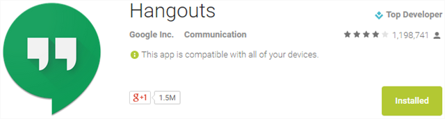 google hangouts