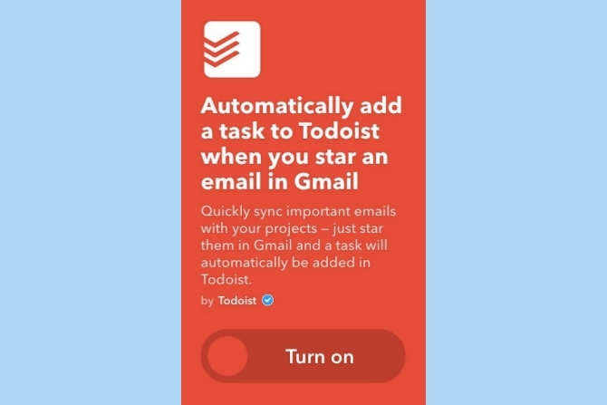 ifttt gmail taken taken