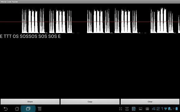 mobiele morsecode