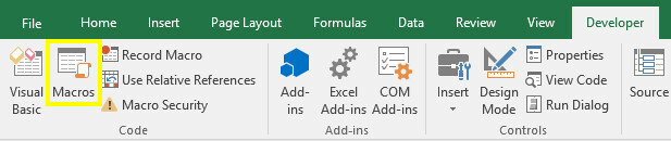 excel macro's