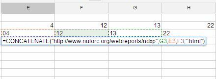 importeren in Google-spreadsheet