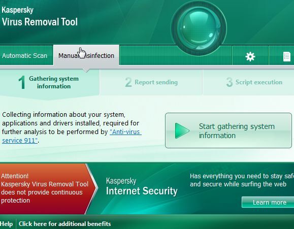 Controleer uw pc snel en gratis met de scanner van het Kaspersky Virus Removal Tool2