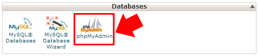 cPanel-Database-opties