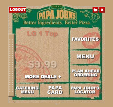 bestel papa john's