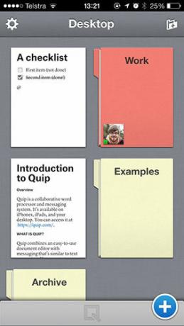 Quip: een collaboratieve, mobiel-eerste tekstverwerker voor iOS & Web desktop iphone