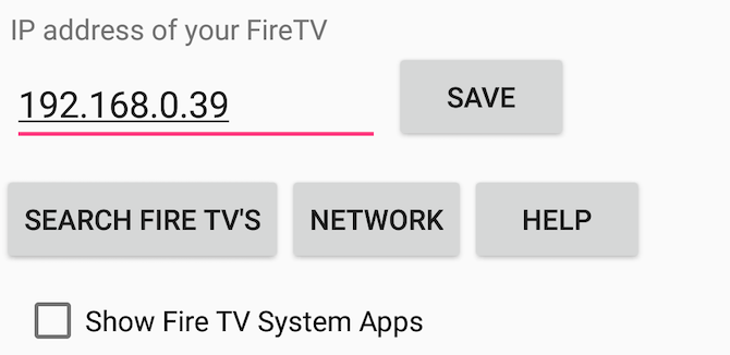 apps2fire verbinden met vuurstick