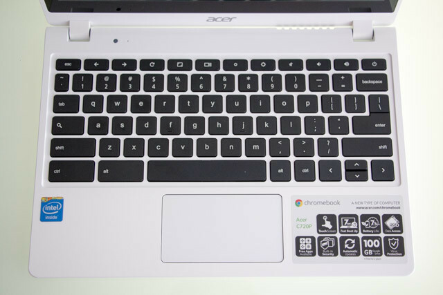 Acer C720P - toetsenbord