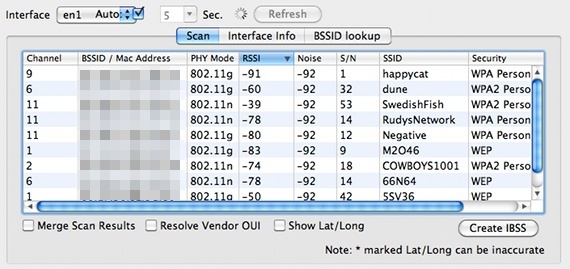 wifi-scanners mac