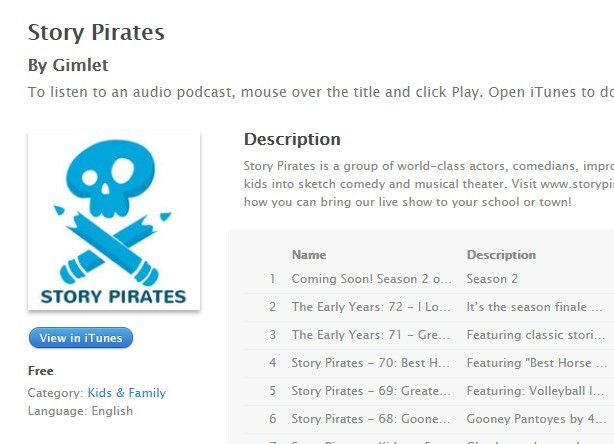 gezinsvriendelijke podcasts verhaal piraten