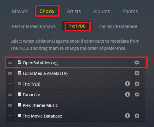 plex ondertitels opensubtitles