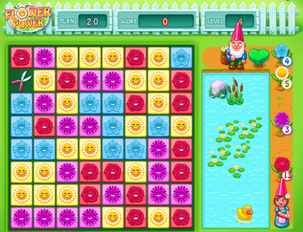 gratis browser match-drie games flower power