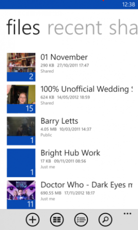 skydrive voor Windows Phone