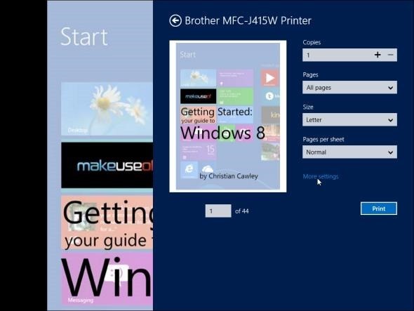 Windows 8 afdruktips