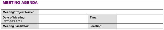 3 gratis sjablonen om vergaderingen op schema te houden en handige MeetingAgendaTop Word1