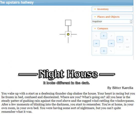 Op tekst gebaseerde spellen - Nachthuis