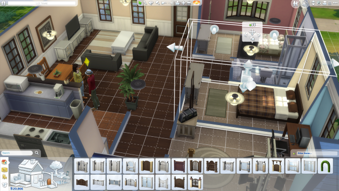 De Sims 4 woningbouw en styling