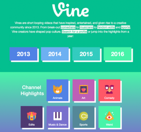 Vine is dood, maar je kunt nog steeds oude video's bekijken Vine 533x500