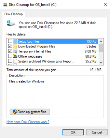 Windows Disk Cleanup Tool