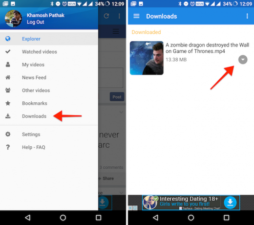 Download video's van Facebook Instagram Twitter op Android 3