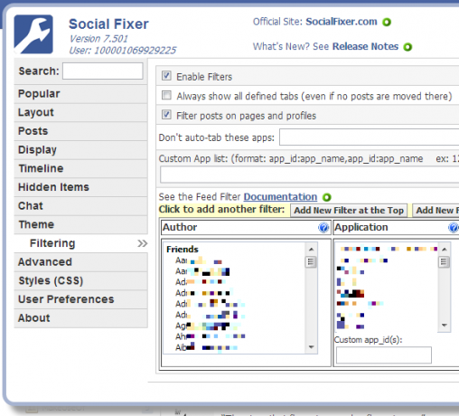 Ruim uw Facebook-nieuwsfeed op met Social Fixer-filters [Wekelijkse Facebook-tips] Social Fixer-filters