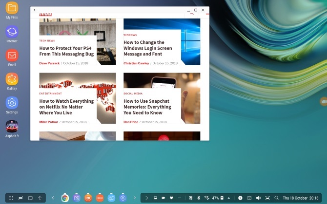 Desktopmodus op Samsung Galaxy-apparaten met DeX