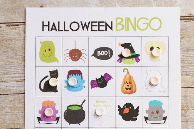 Halloween Printables - Bingokaarten