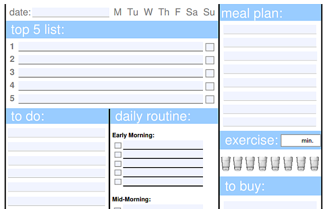 een-pagina-productiviteit-planner-afdrukbare-dekker-dagelijkse-routine