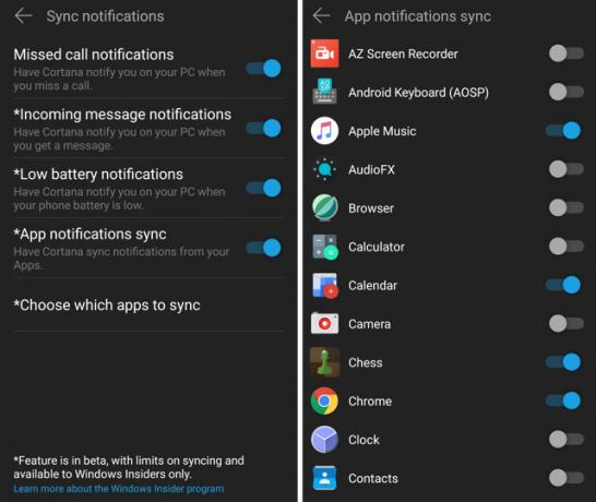 sync-android-meldingen-Windows-action-center-sync-kies-apps