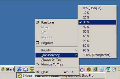 Houd Windows bovenaan en minimaliseer naar lade met PowerMenu powermenu02