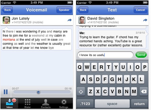 google voice app