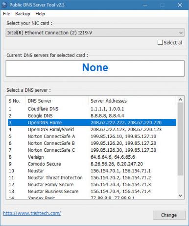 Public-DNS-Server-Tool