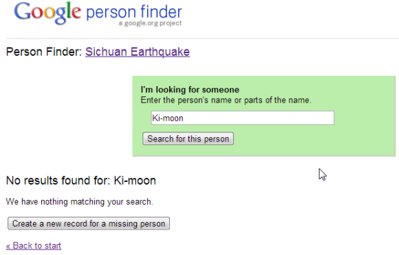 Google Person Finder gebruiken om dierbaren te lokaliseren na een ramp googlepersonfinder3