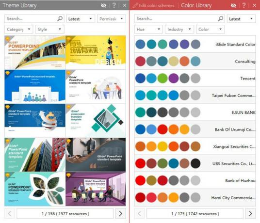 Hoe iSlide uw volgende presentatie gratis kan stimuleren iSlide Theme Colour Library