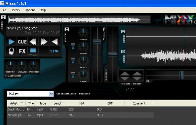 Rock On met gratis Mixxx Music Mixing Software collusie-interface 1c