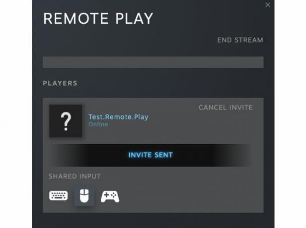 Een voorbeeld van het vermogen van Remote Play om de interacties van uw vriend te regelen