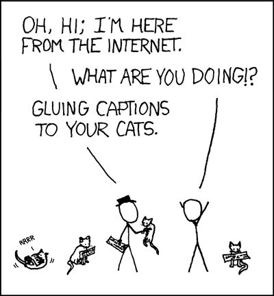 Meme Generator: mogelijk de meeste hoeveelheid plezier die je zult hebben op je iPad xkcd-katten