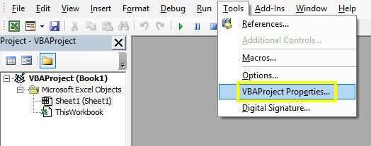 vba-projecteigenschappen