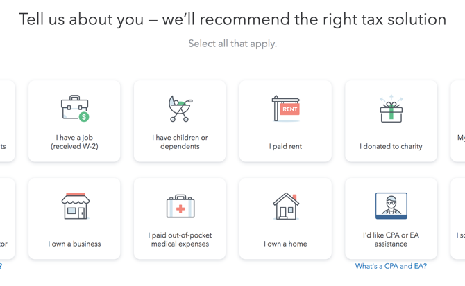 turbotax guide - kies editie