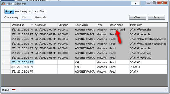 Bewaken wie leest of schrijft naar uw gedeelde Windows-bestanden met ShareMonitor share3