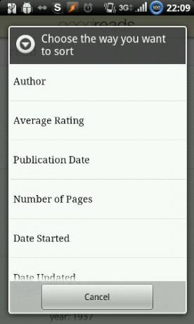 Android boeken applicatie